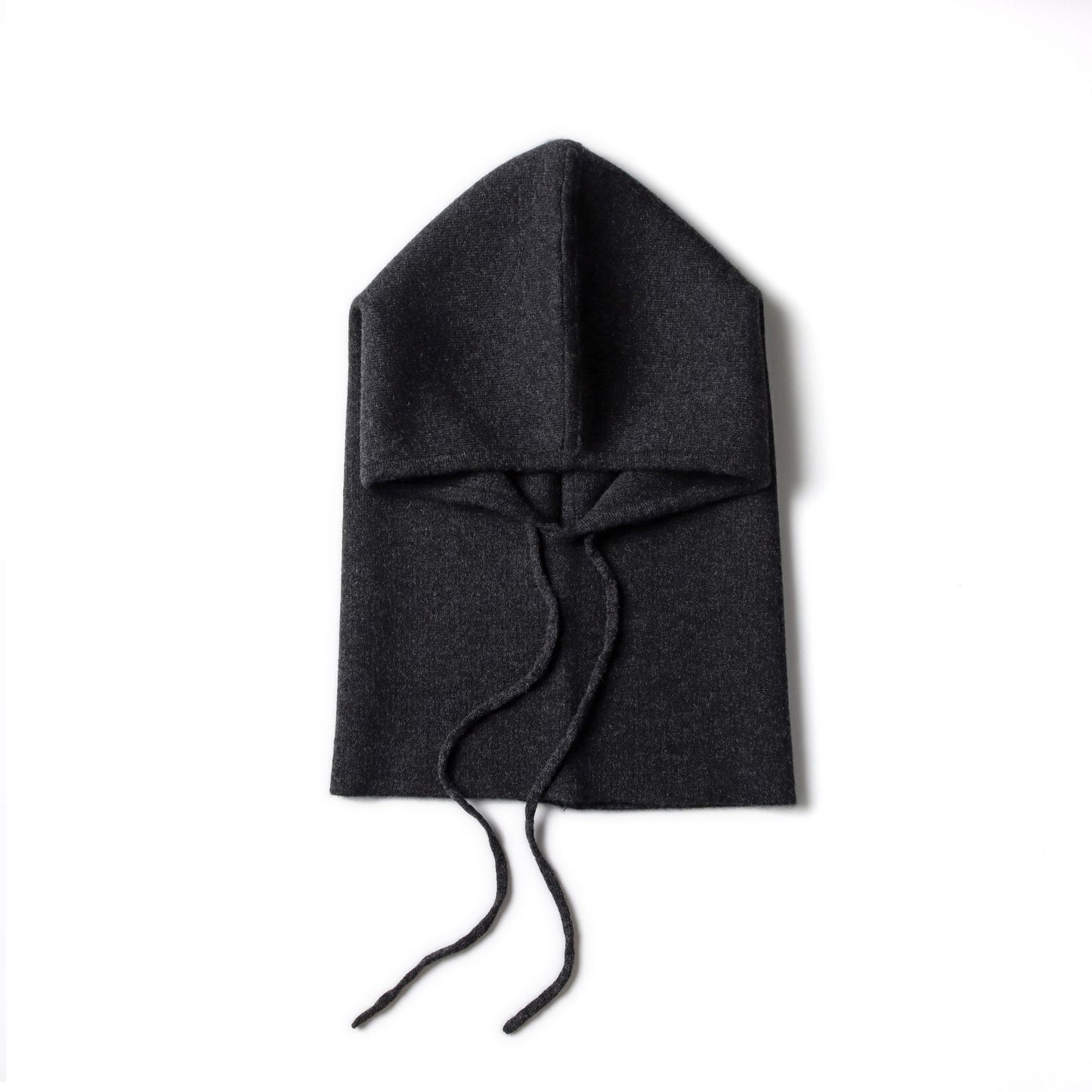 Pure Cashmere Balaclava with Laces – Luxuriously Soft & Warm for Ultimate Comfort