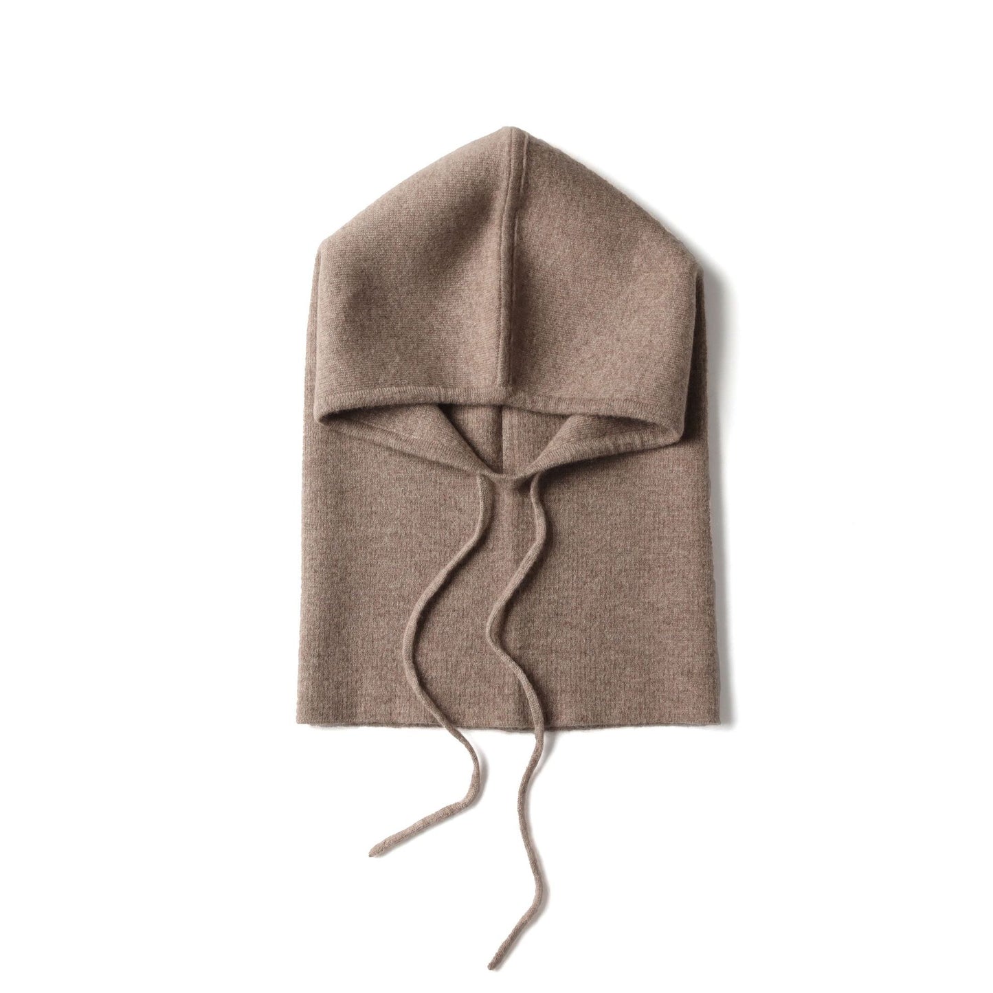 Pure Cashmere Balaclava with Laces – Luxuriously Soft & Warm for Ultimate Comfort