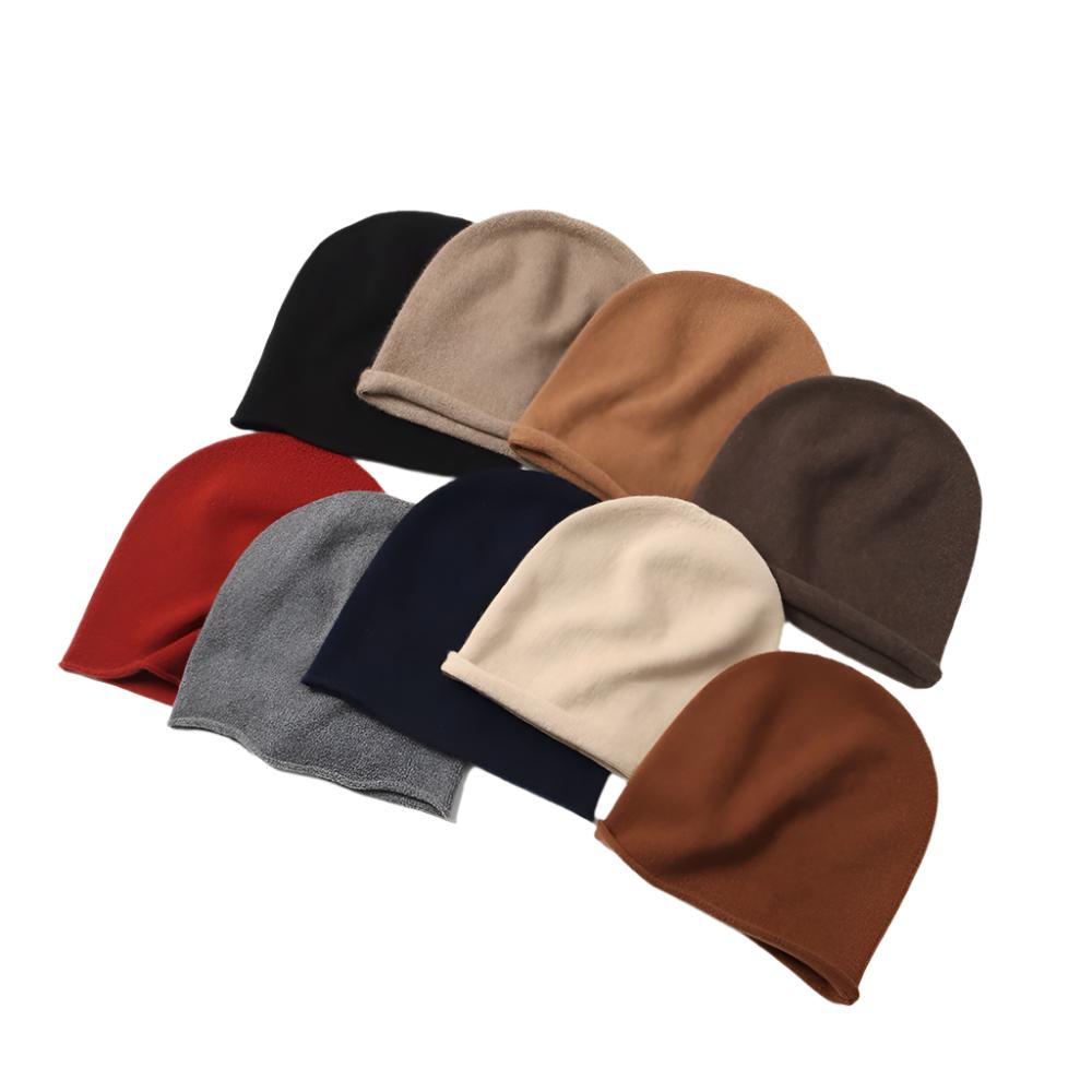 100% Pure Cashmere Unisex Slouchy Beanie – Luxurious Comfort for Any Season