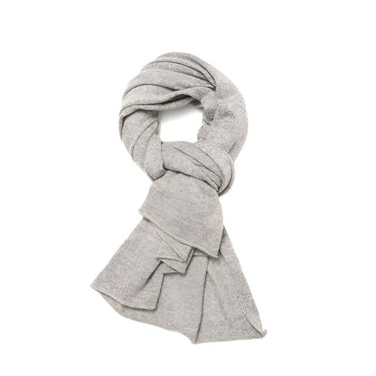 LOOSE EDGE - 100% Pure Cashmere Knitted Scarf , 60*180 cm