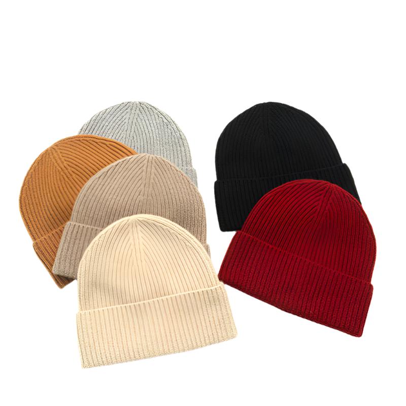 Unisex Pure Cashmere Beanie Hat - Soft & Luxurious Winter Accessory