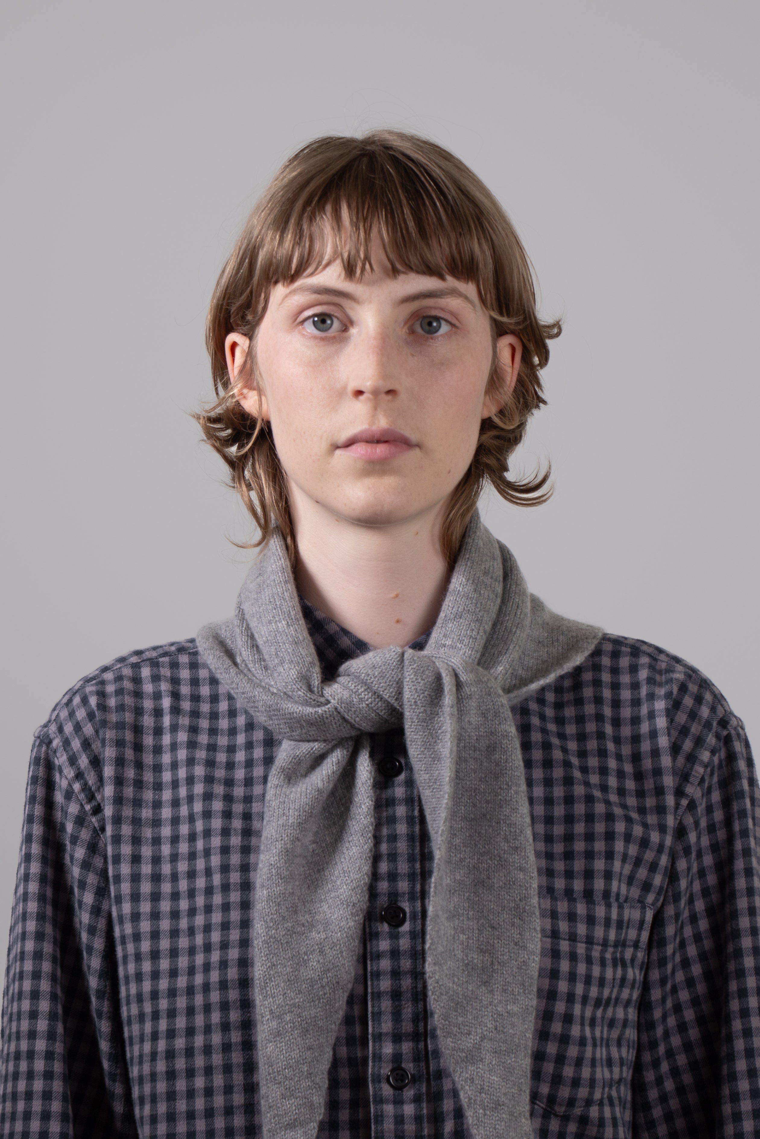 TRIANGLE - 100% cashmere bandana scarf