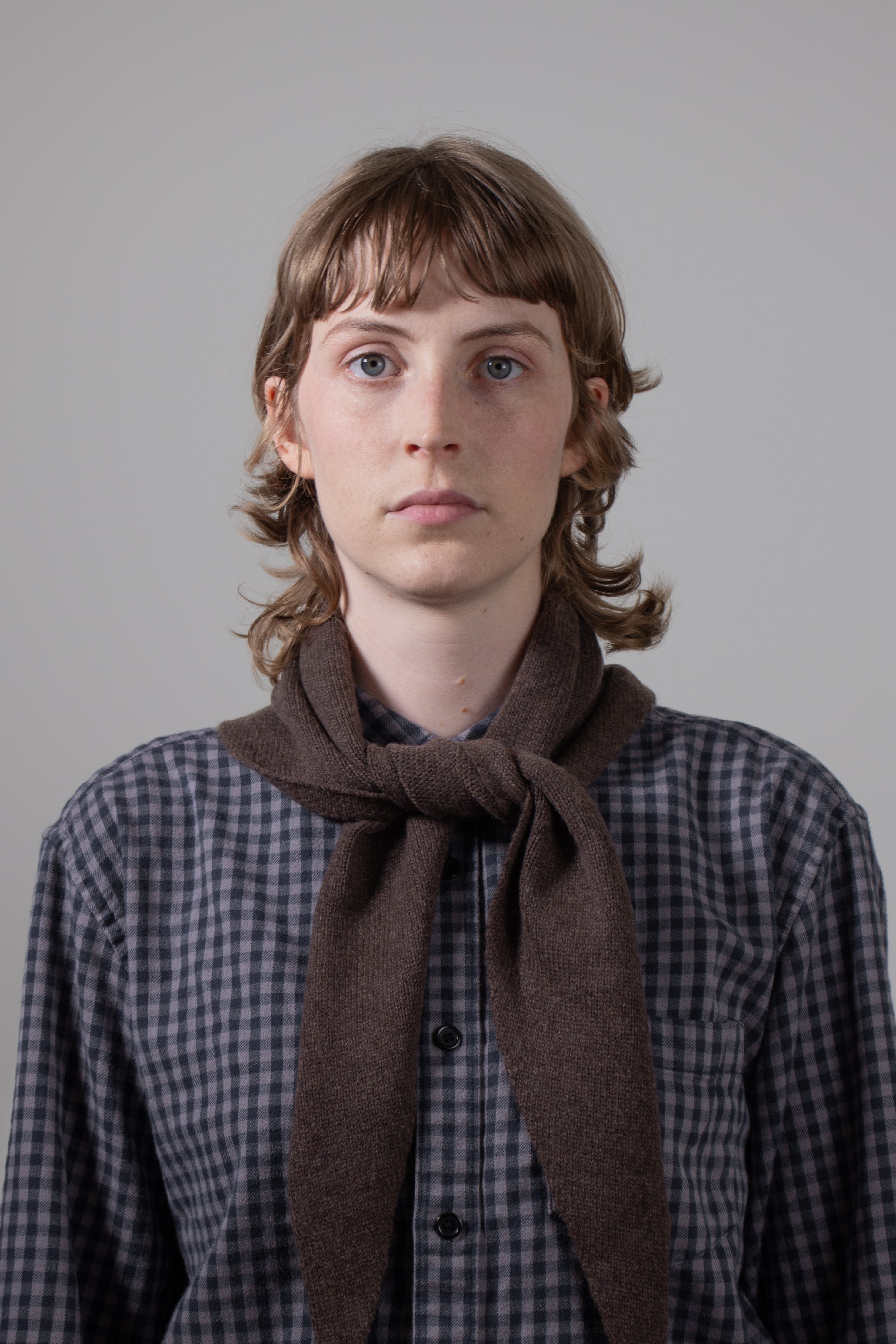 TRIANGLE - 100% cashmere bandana scarf