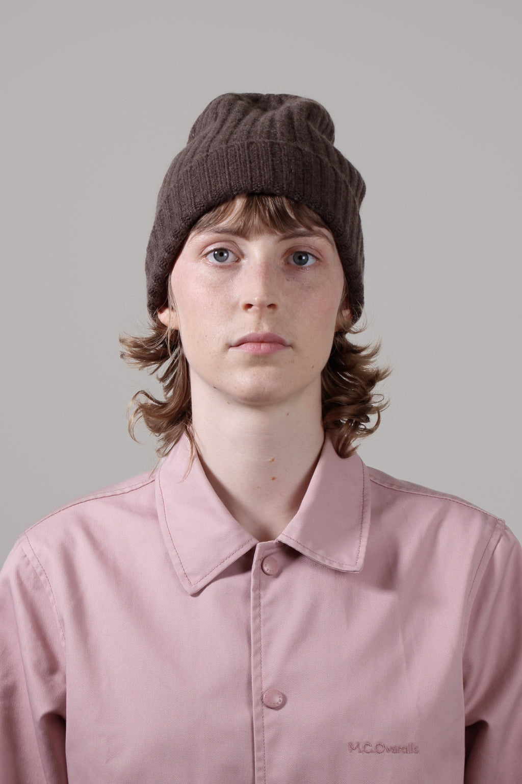 RIBBED - 100% cashmere unisex beanie