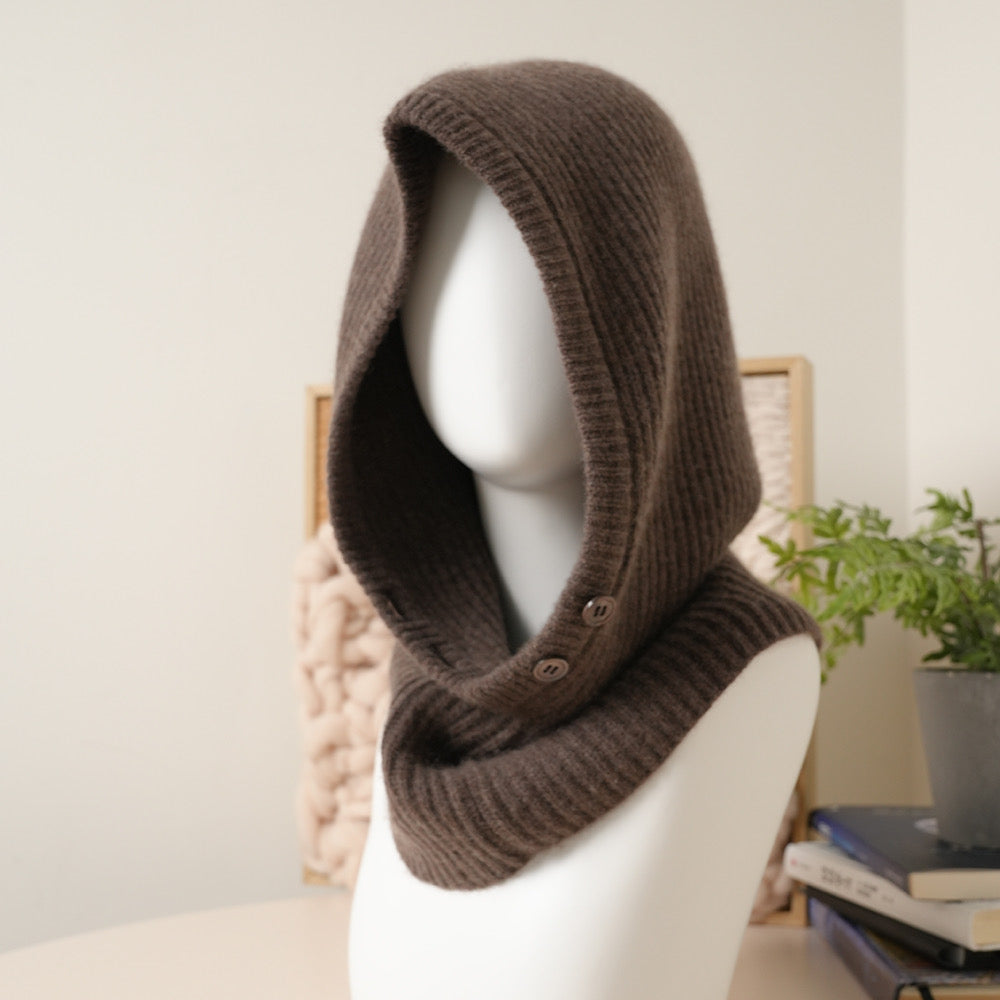 BOTTON - 100% cashmere balaclava