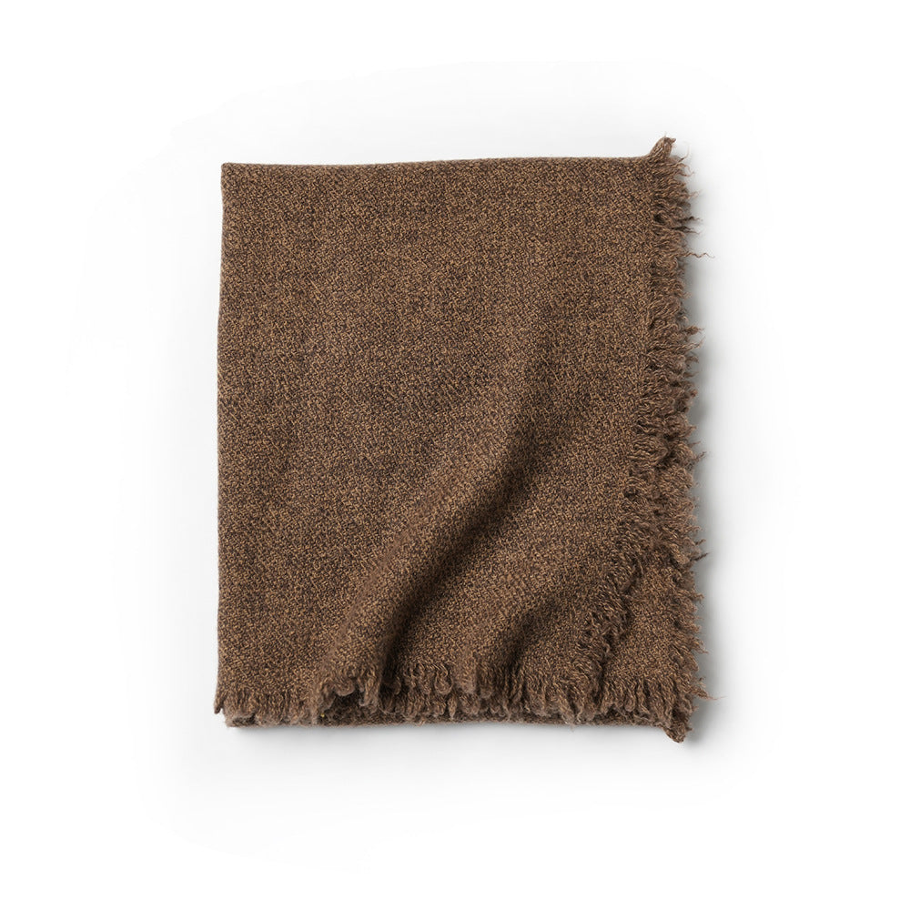 MELANGE - 100% cashmere melange colour woven scarf