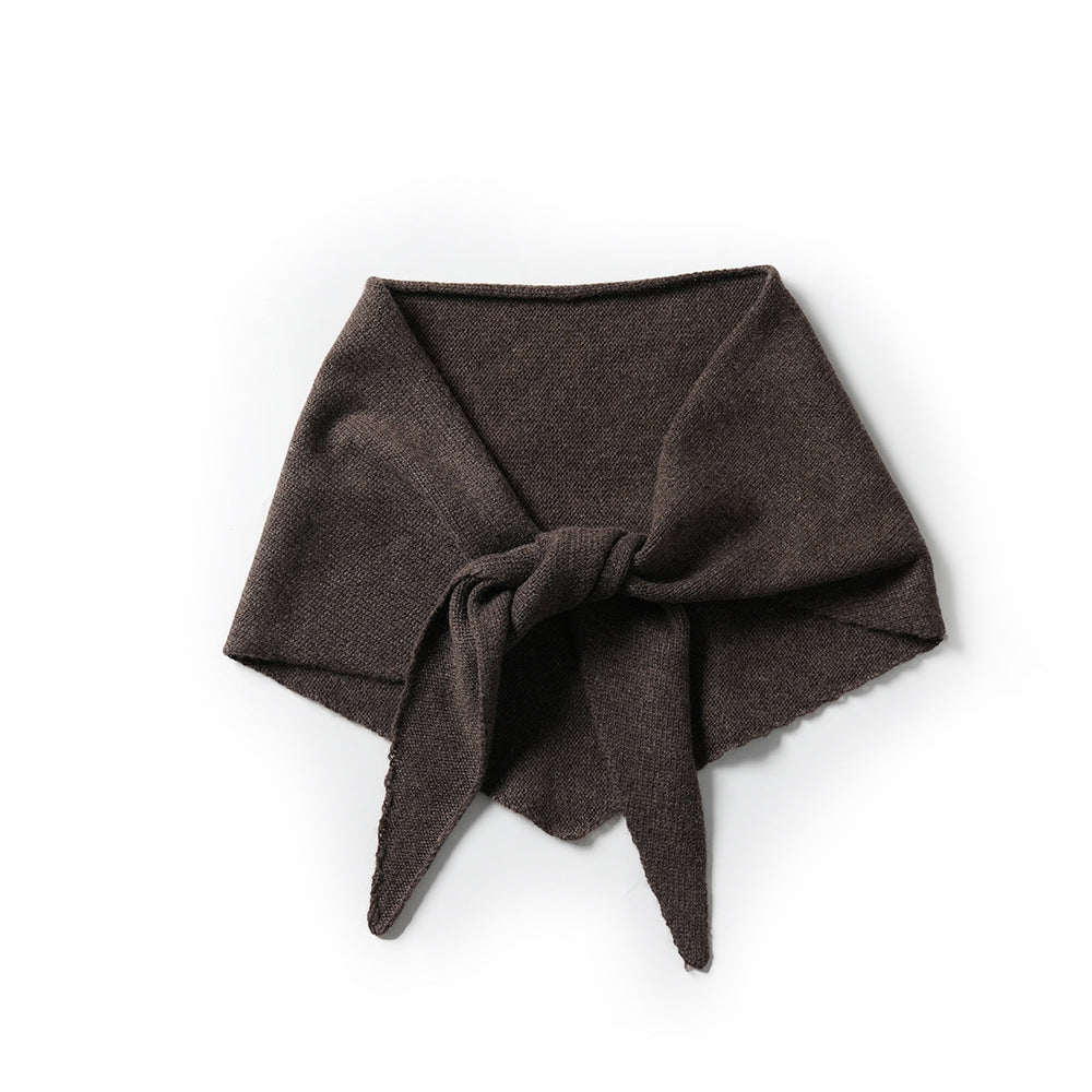 TRIANGLE - 100% cashmere bandana scarf