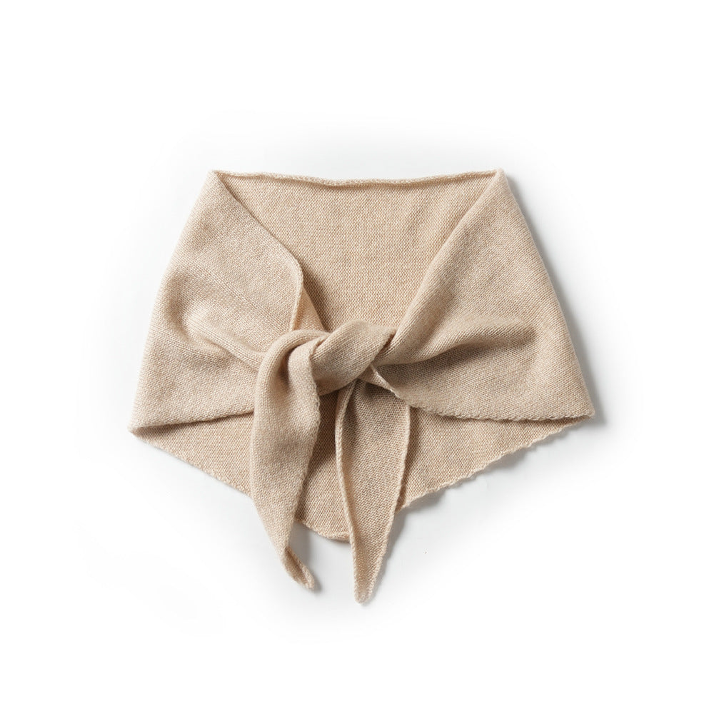 TRIANGLE - 100% cashmere bandana scarf