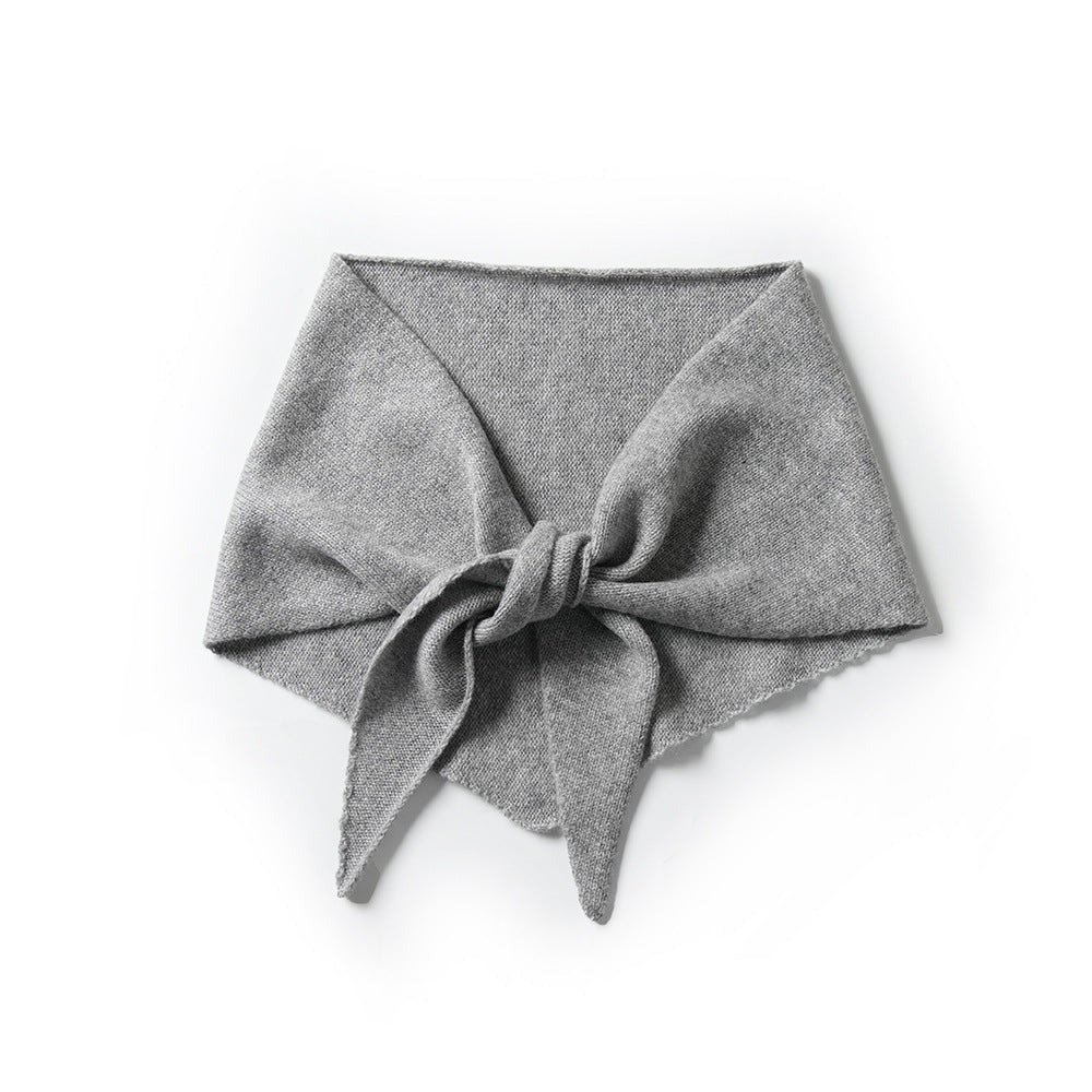 TRIANGLE - 100% cashmere bandana scarf