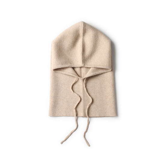 Pure Cashmere Balaclava with Laces – Luxuriously Soft & Warm for Ultimate Comfort