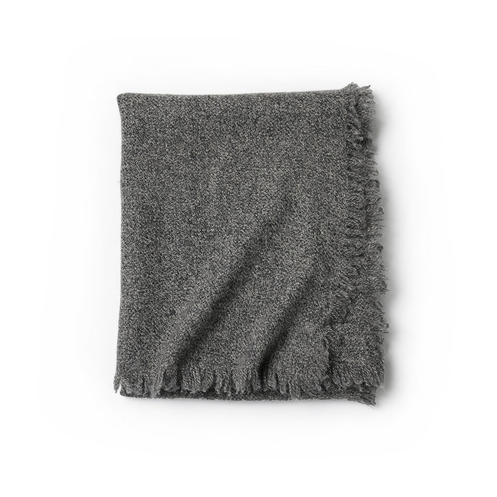 MELANGE - 100% cashmere melange colour woven scarf