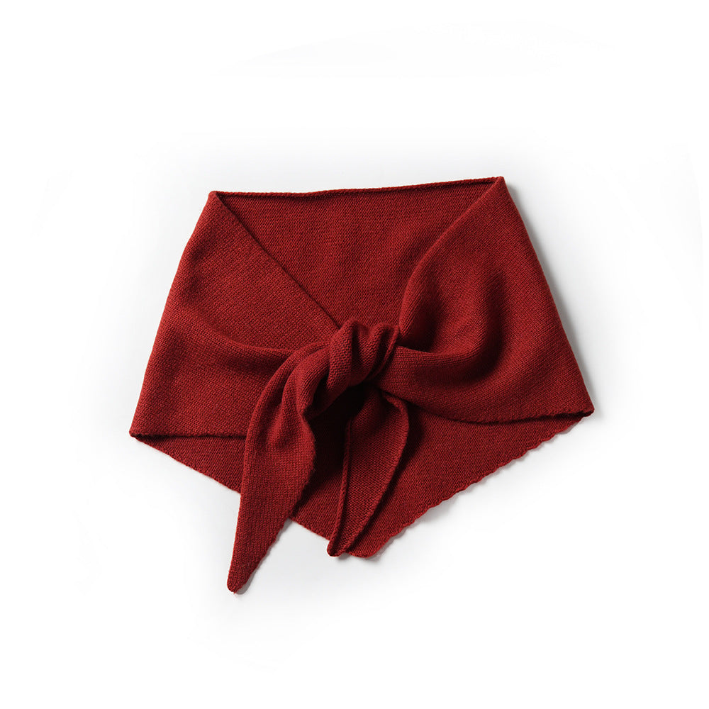 TRIANGLE - 100% cashmere bandana scarf