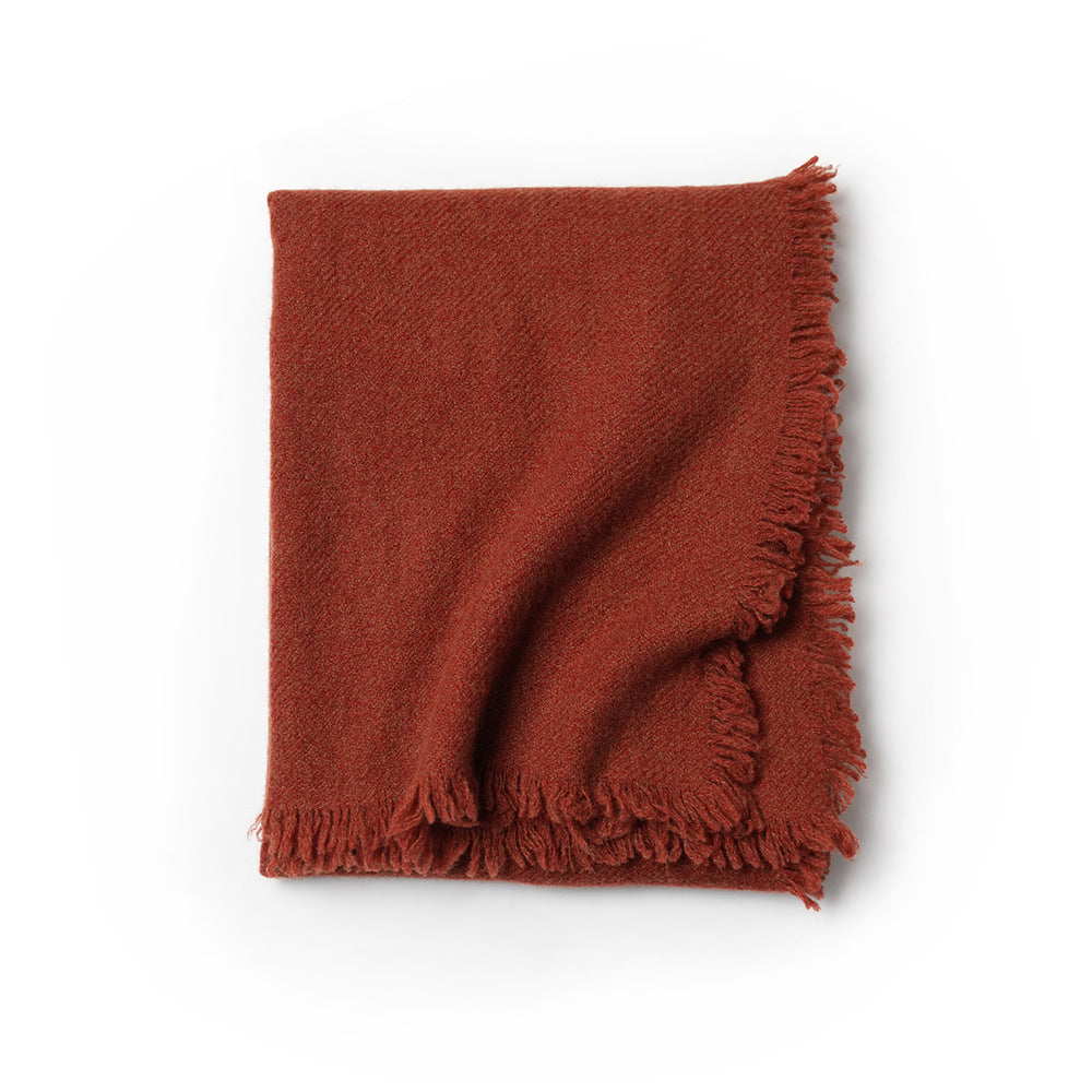MELANGE - 100% cashmere melange colour woven scarf