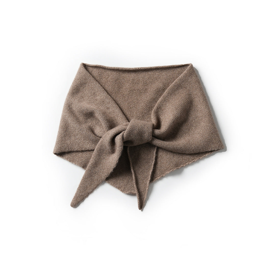 TRIANGLE - 100% cashmere bandana scarf