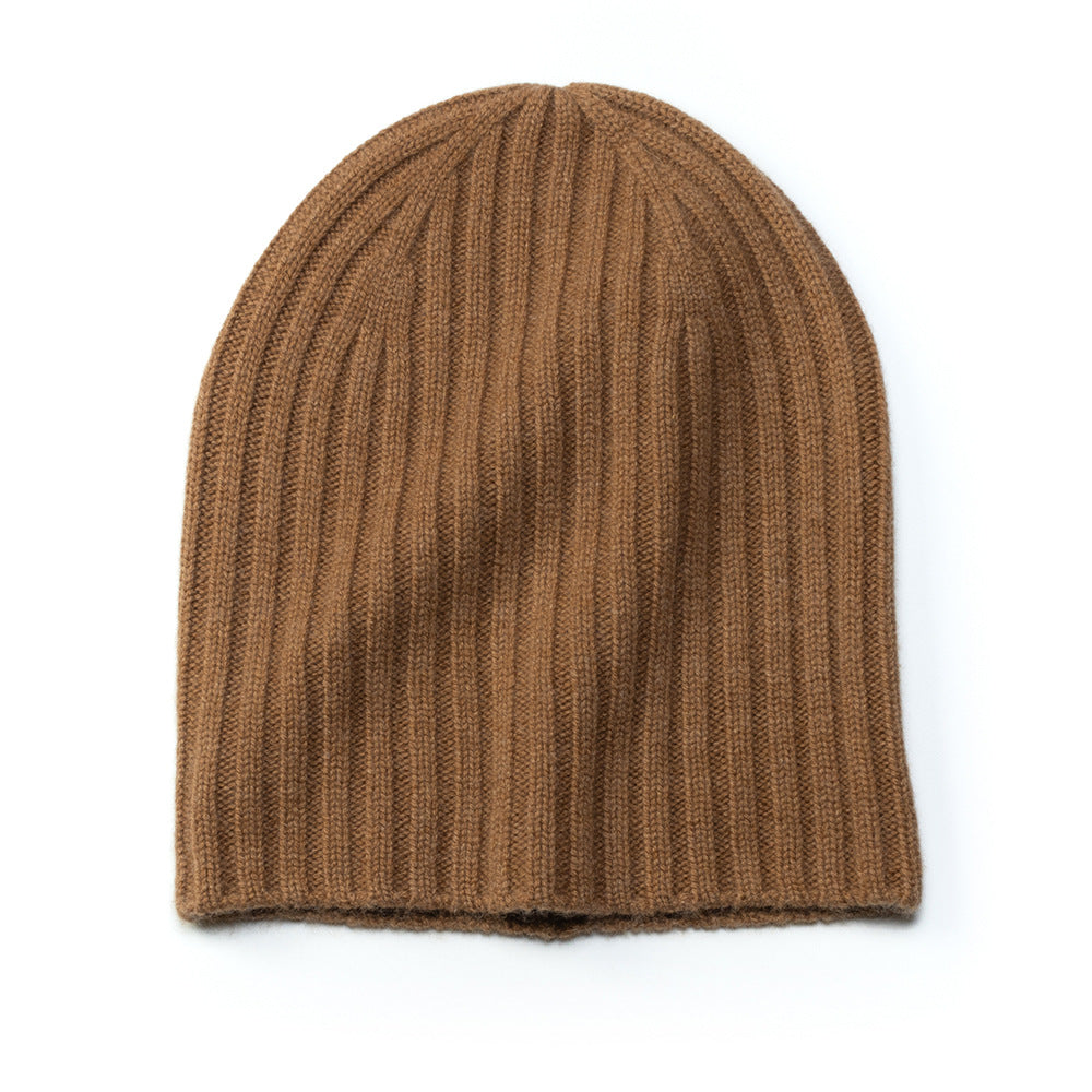 RIBBED - 100% cashmere unisex beanie